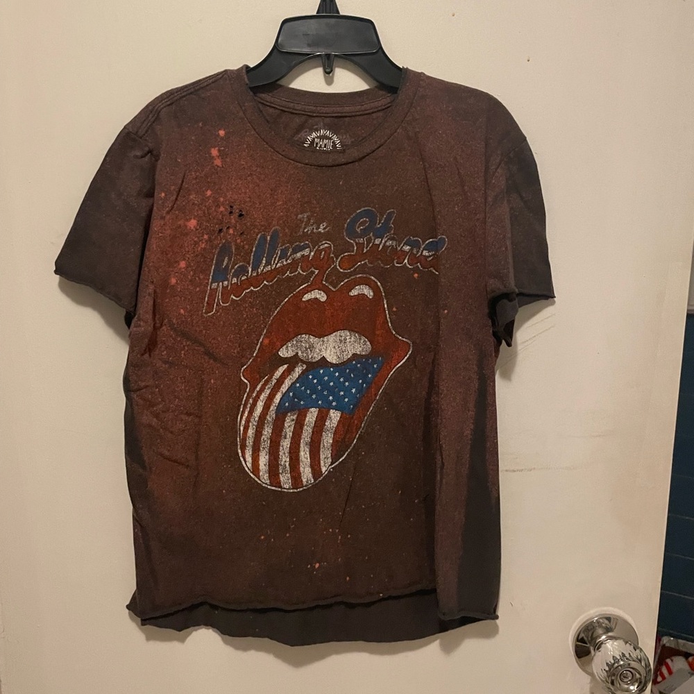 Rolling Stones vintage shirt (yes the holes are meant to be there)